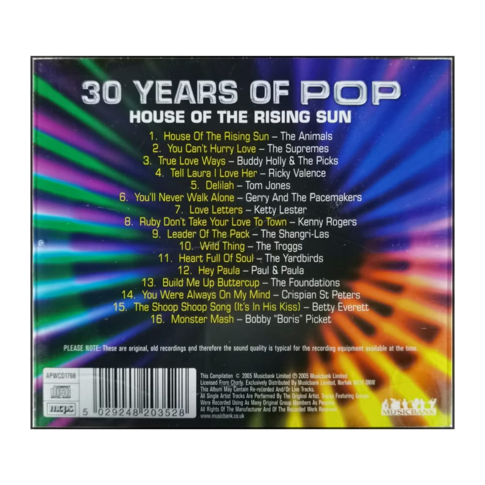 30 Years Of Pop: House Of The Rising Sun