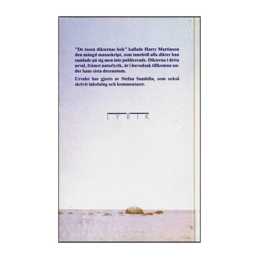 Harry Martinson: Ur De Tusen Dikternas Bok