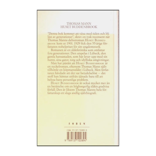 Thomas Mann: Huset Buddenbrook