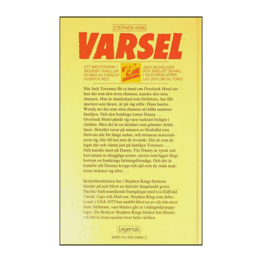 Stephen King: Varsel