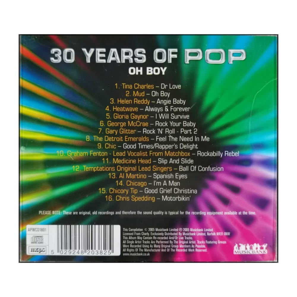 30 Years Of Pop: Oh Boy