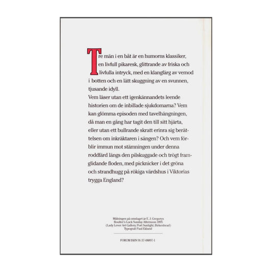 Jerome K. Jerome: Tre Män I En Båt