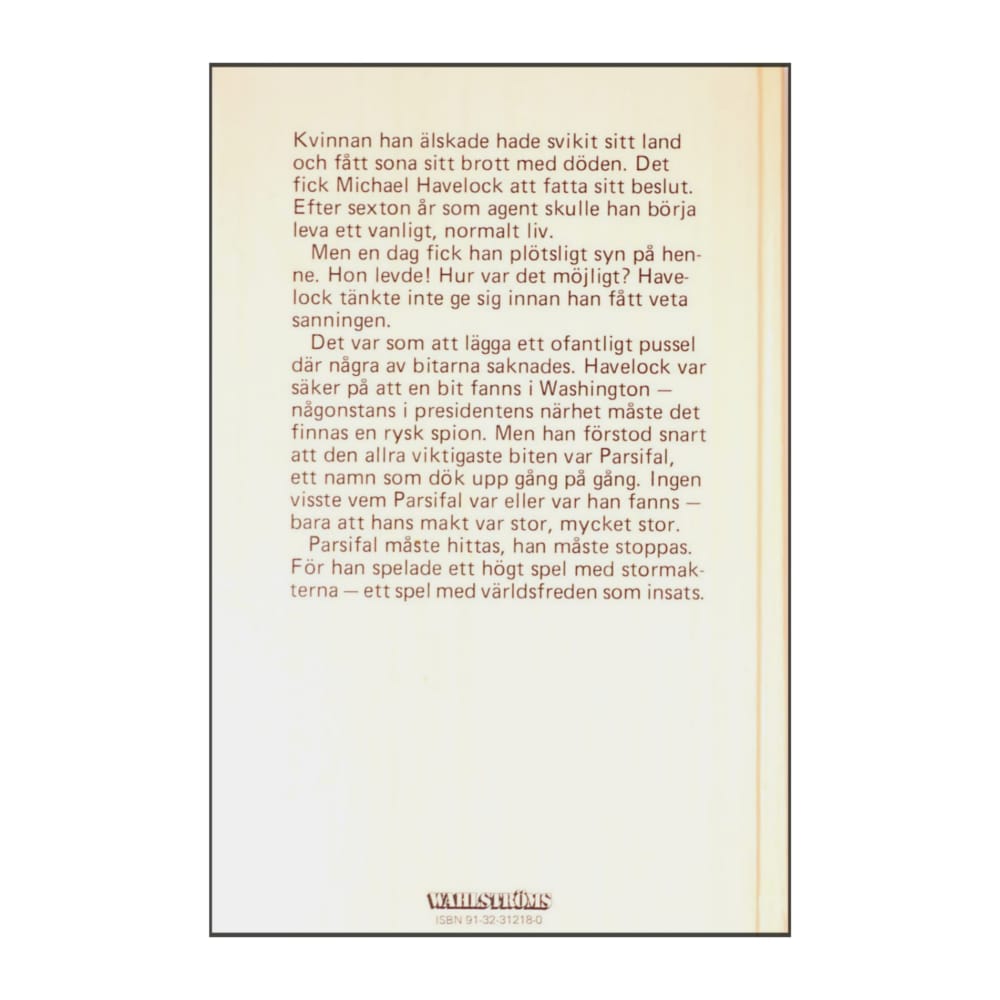 Robert Ludlum: Pussel Parsifal