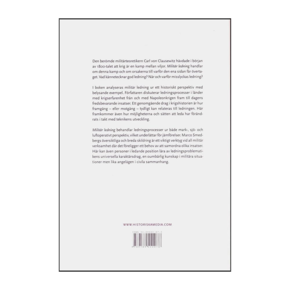 Marco Smedberg: Militär Ledning