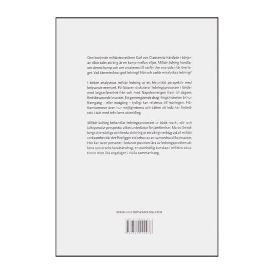 Marco Smedberg: Militär Ledning