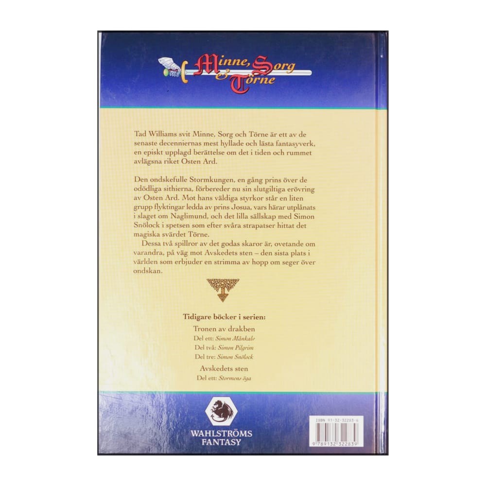 Tad Williams: Minne Sorg Och Törne - Avskedets Sten