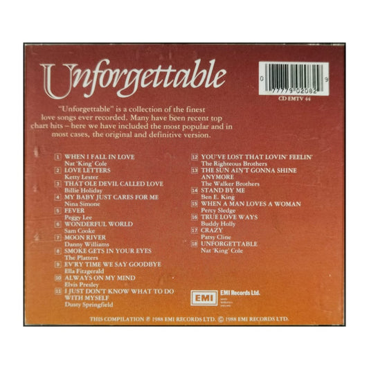 Unforgettable: 18 Classic Songs Of Love