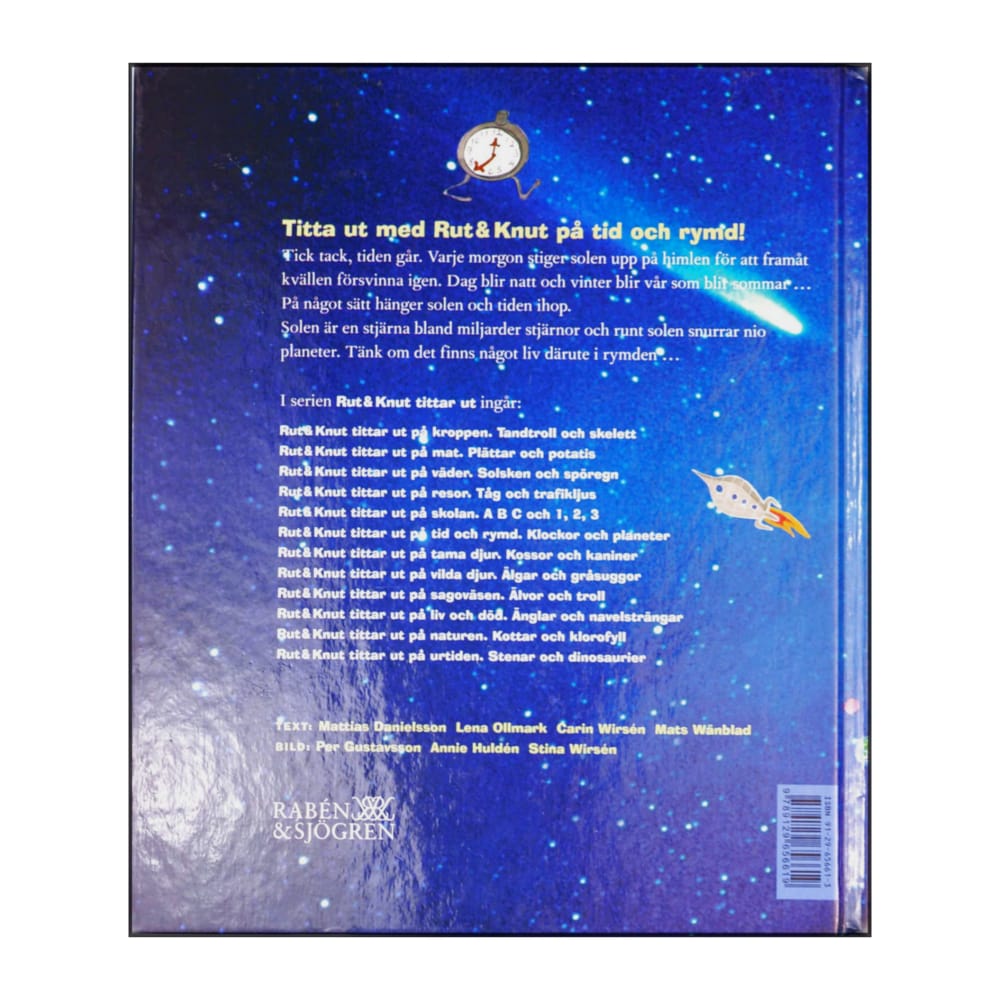 Rut & Knut Tittar Ut På Tid Och Rymd Klockor Och Planter