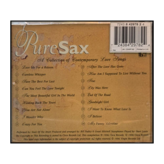 Pure Sax: A Collection Of Contemporary Love Songs