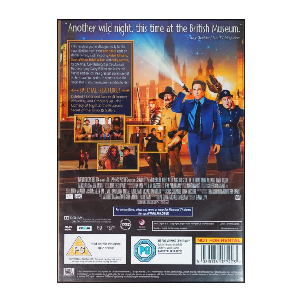 Night At The Museum: Secret Of The Tomp