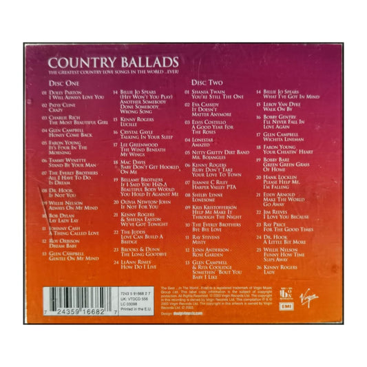 Country Ballads: The Greatest Country Love Songs In The World Ever