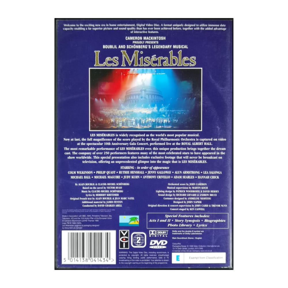 Les Misérables: The Dream Cast In Concert