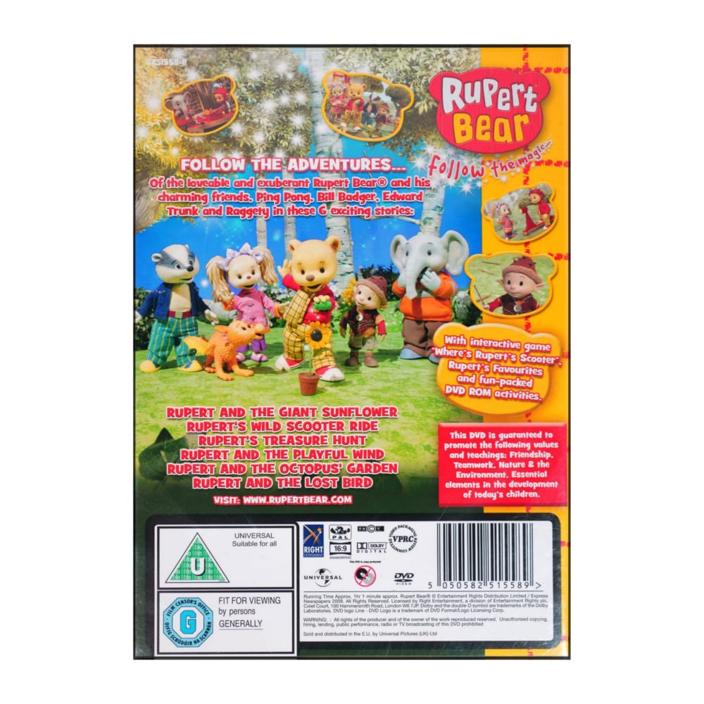 Rupert Bear: Follow The Magic Rupert And The Giant Sunflower