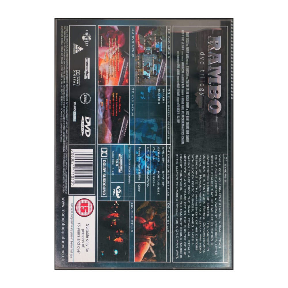 Rambo Dvd Trilogy