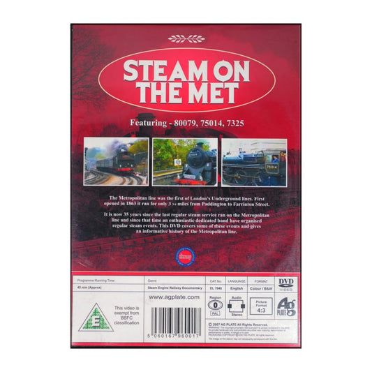Steam On The Met: The Magnificent Steam Engines & Railways Dvd Collection