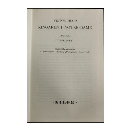 Victor Hugo: Ringaren I Notre-Dame