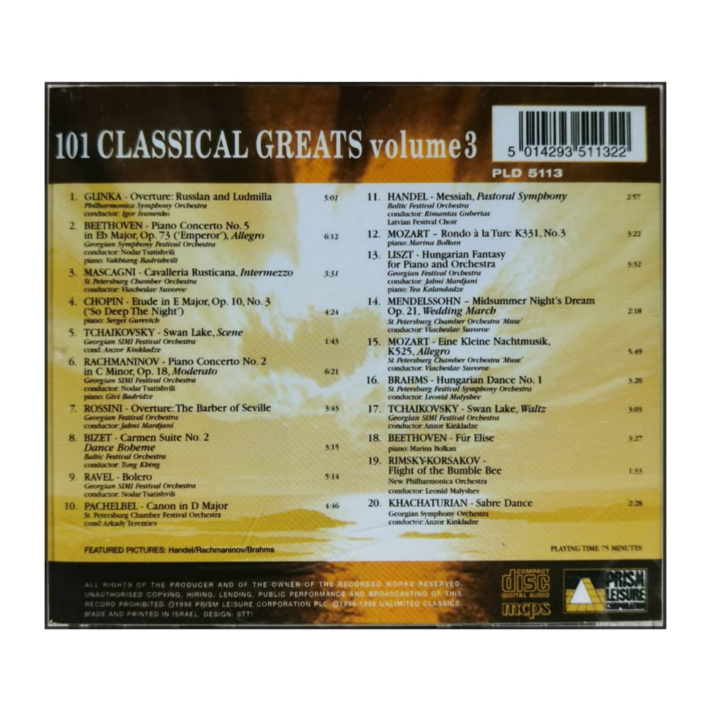 101 Classical Greats V3