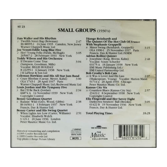 The Sunday Times: The Music Collection: Jazz: Small Groups