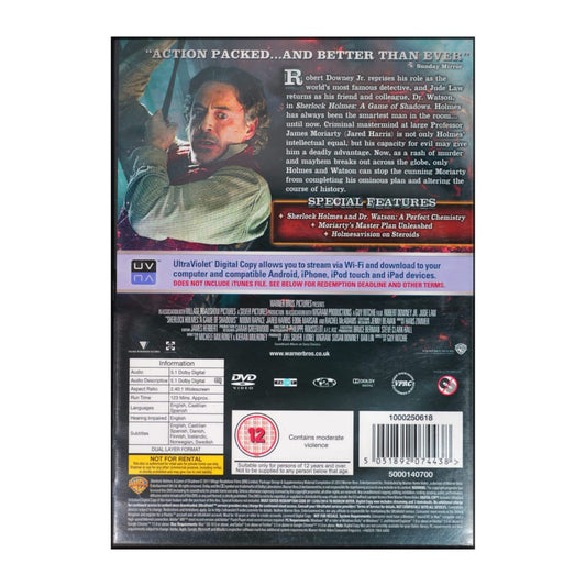 Sherlock Holmes: A Game Of Shadows