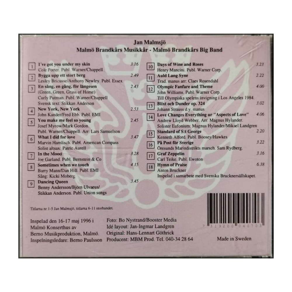 Jan Malmsjö & Band Of Malmoe Fire Brigade Big Band: You Make Me Feel So Young