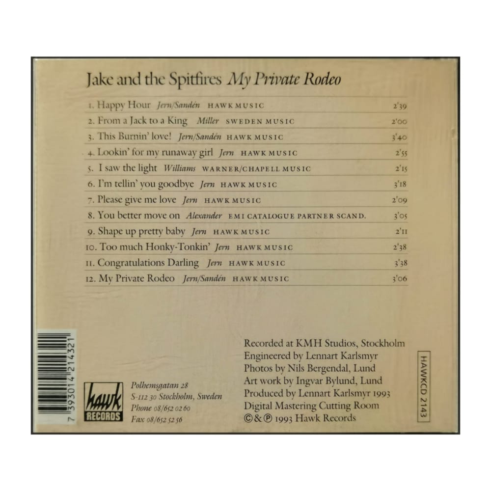 Jake & The Spitfires: My Private Rodeo