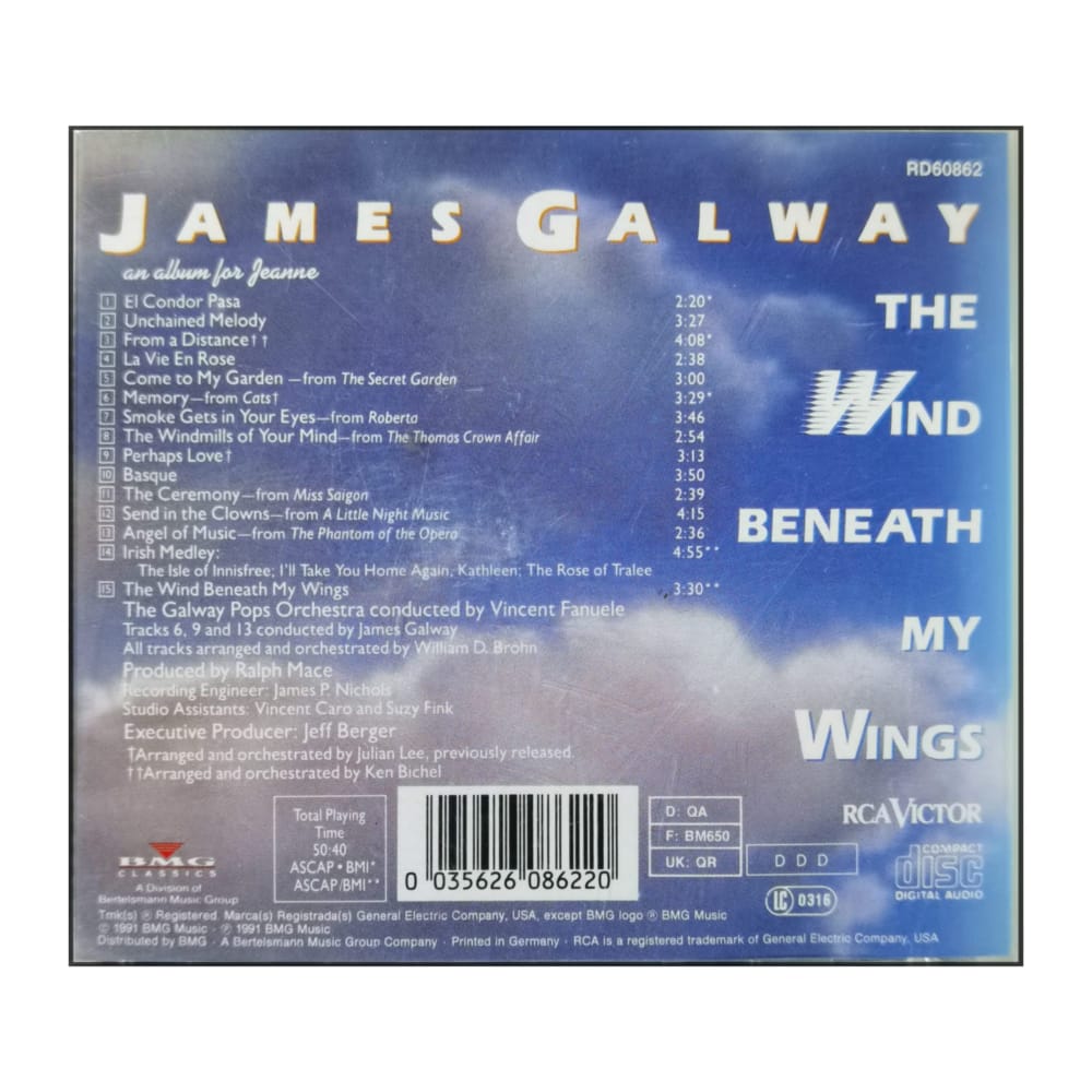 James Galway: The Wind Beneath My Wings