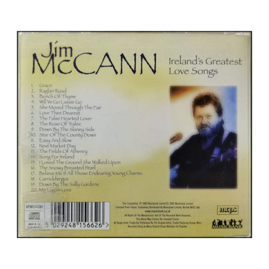 Jim Mccann: Ireland'S Greatest Love Songs