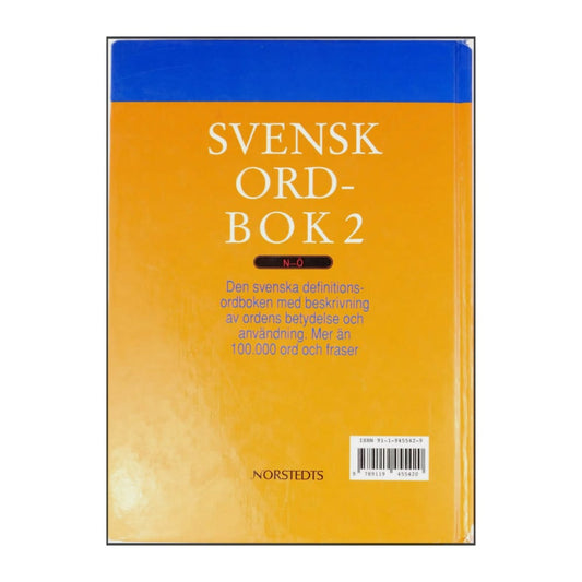 Svensk Ordbok 2 N-Ö