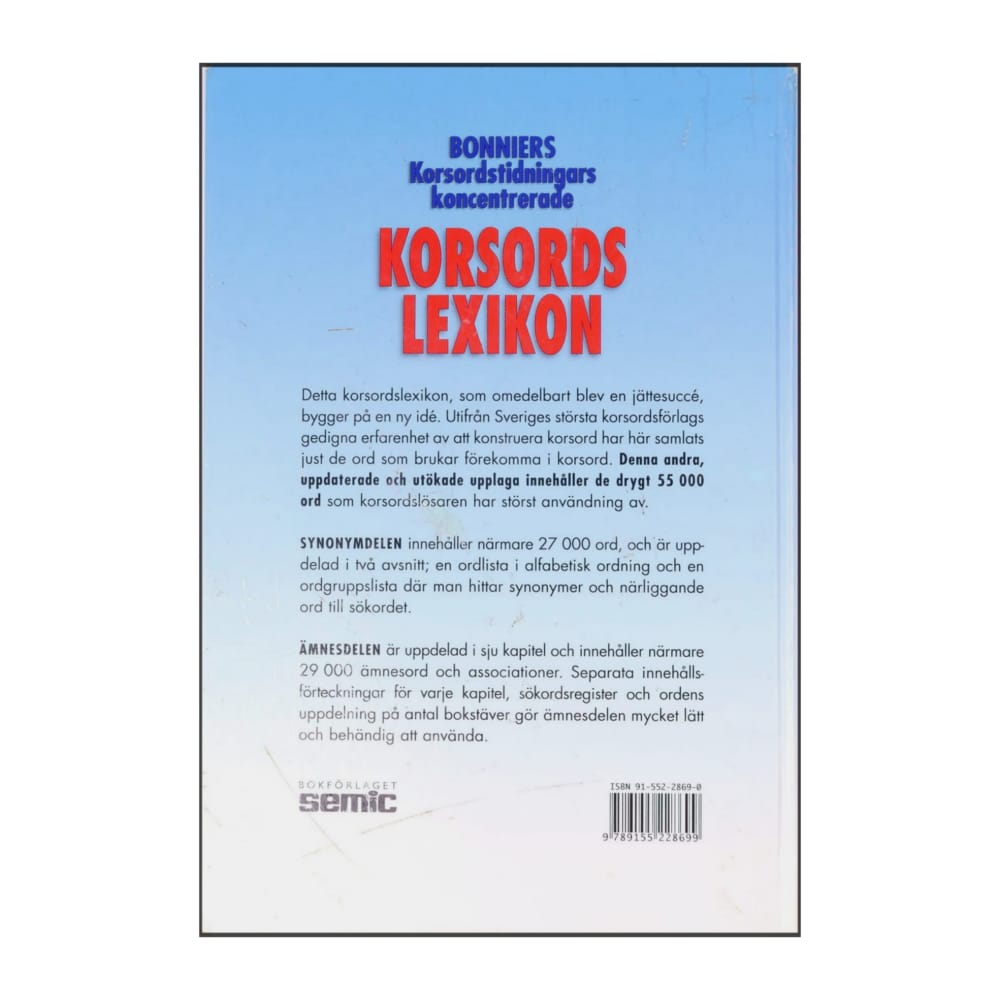 Bonniers Korsordslexikon