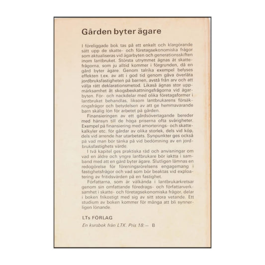 Folke Nilsson & K. Olov Andersson: Gården Byter Ägare