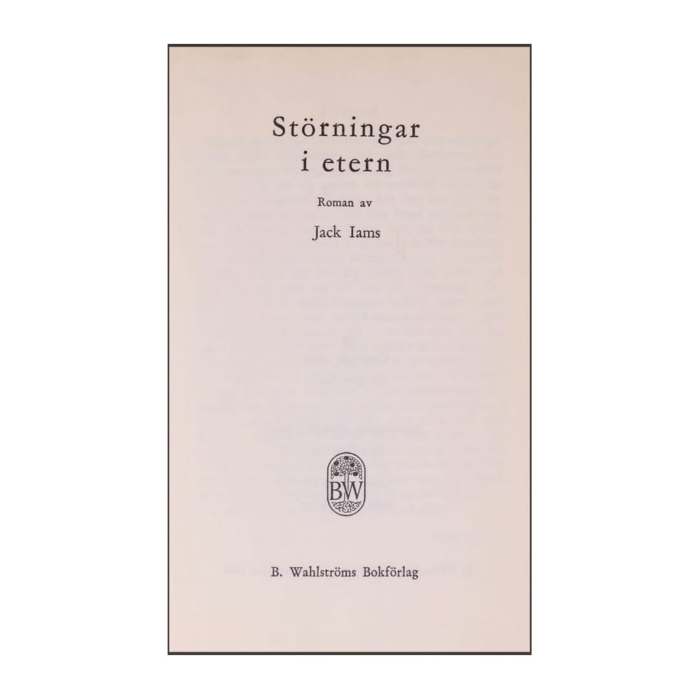 Jack Imas: Störningar I Etern
