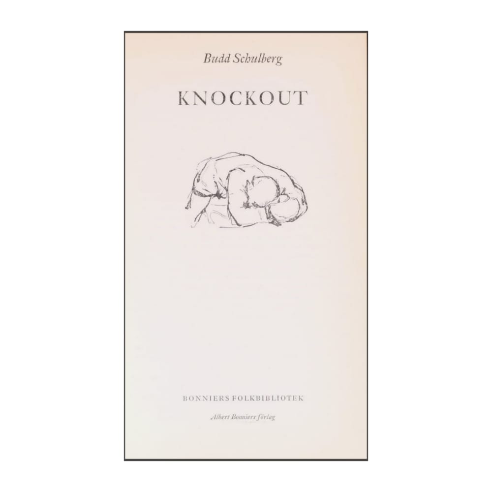 Budd Schullberg: Knockout