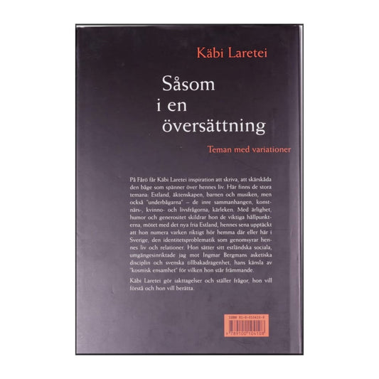 Käbi Laretei: Såsom I En Översättning