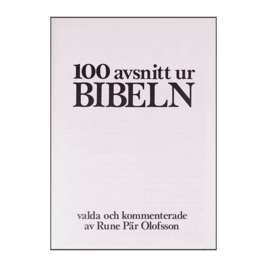 Rune Pär Olofsson: Det Bästa Ur Bibeln