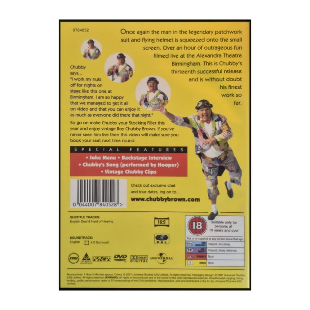 Roy Chubby Brown Is The Outrageous Stocking Filler