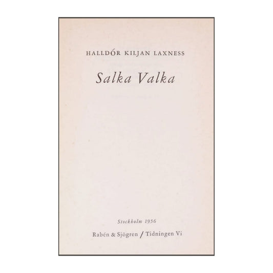 Halldor Kiljan Laxness: Salka Valka