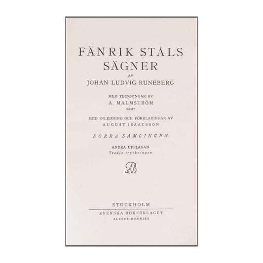Johan Ludvig Runeberg: Fänrik Ståls Sägner