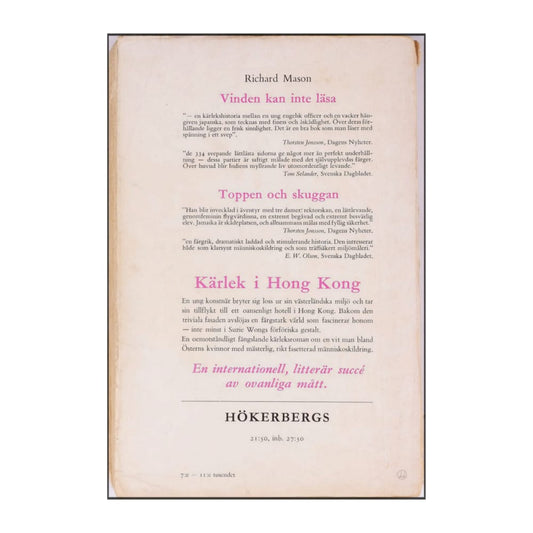 Richard Mason: Kärlek I Hong Kong