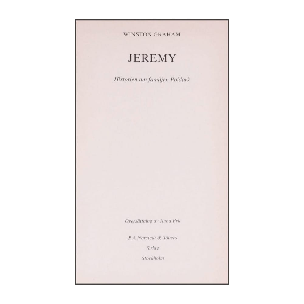 Winston Graham: Jeremy