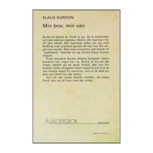Klaus Kordon: Min Bror Min Vän