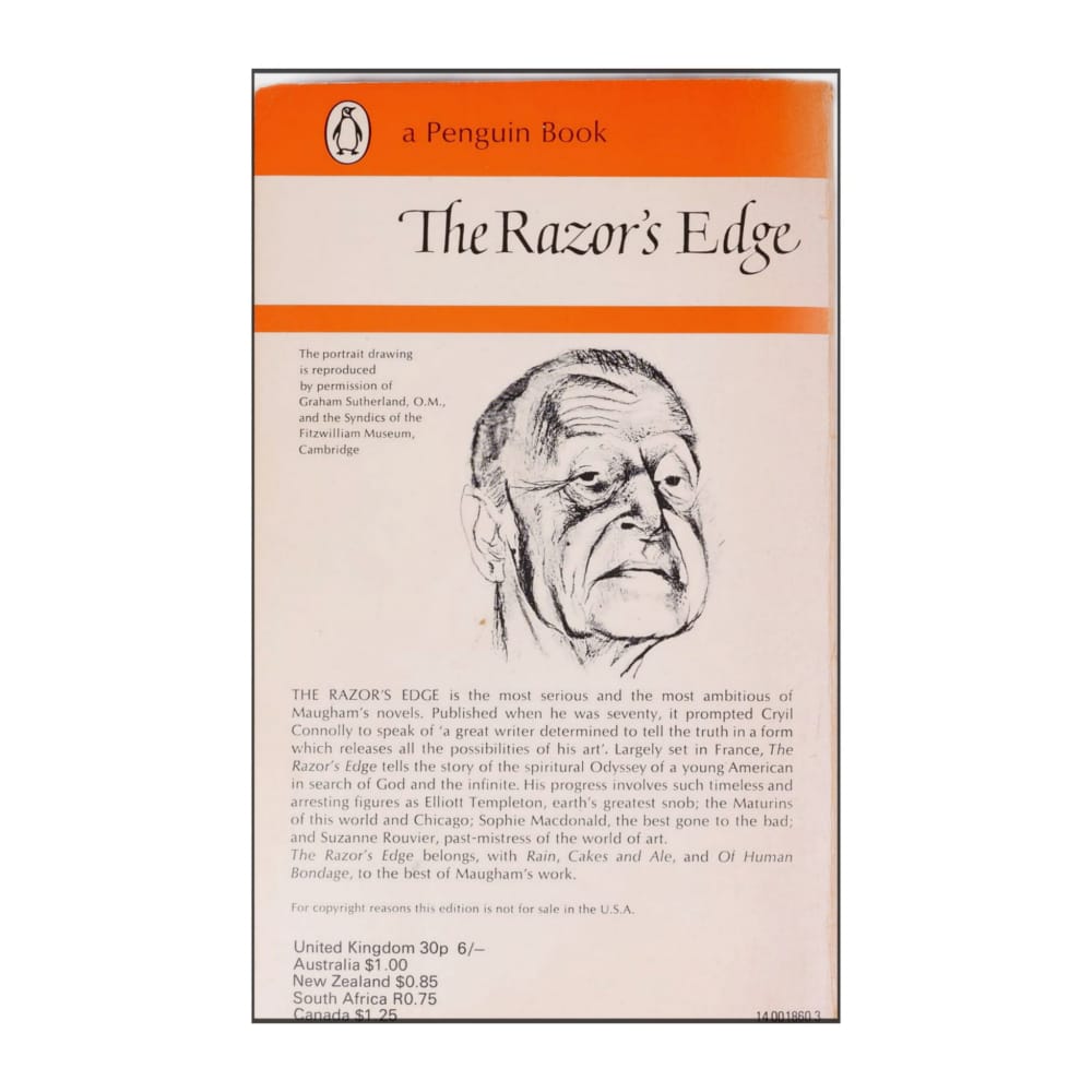 W. Somerset Maugham: The Razor’S Edge