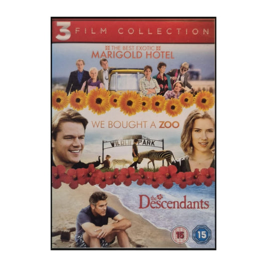 Marigold Hotel: The Best Exotic Marigold Hotel + We Bought A Zoo + The Descendants