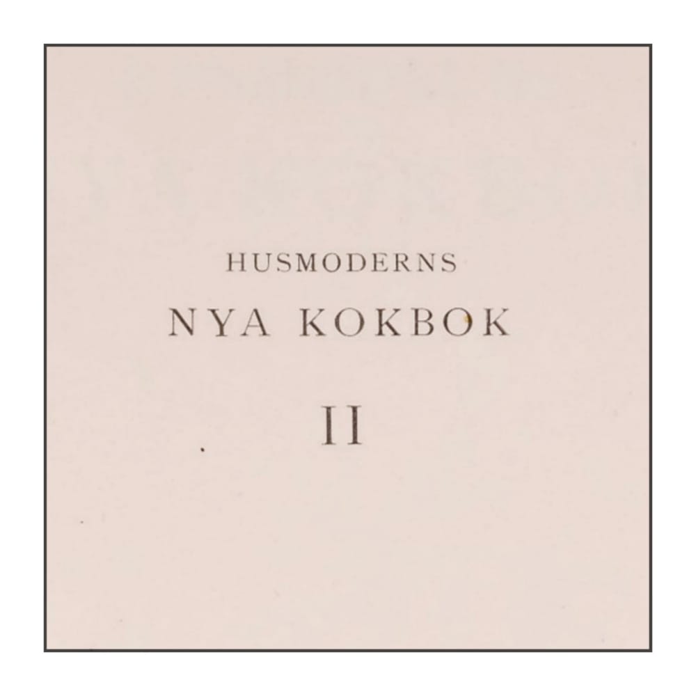 Husmoderns Nya Kokbok 2