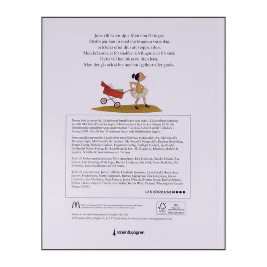 Barbro Lindgren & Eva Eriksson: Julia Vill Ha Ett Djur