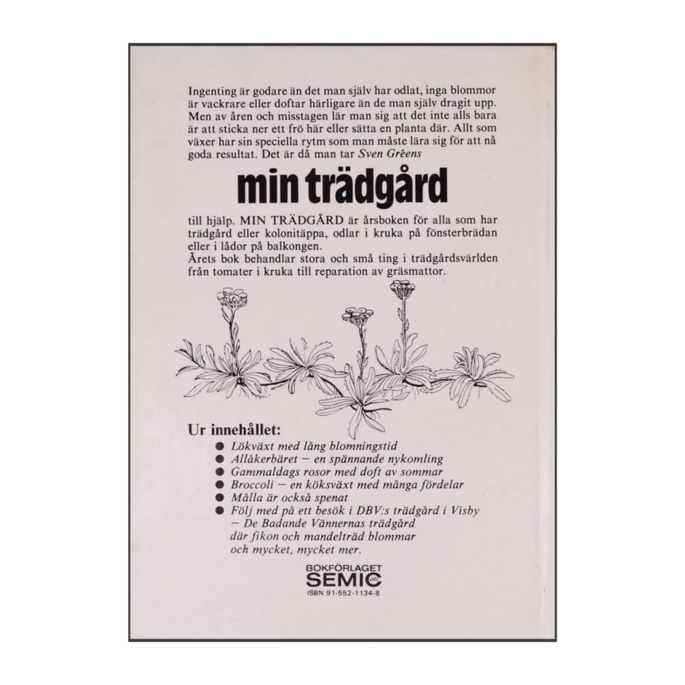 Sven Green: Min Trädgård 1984