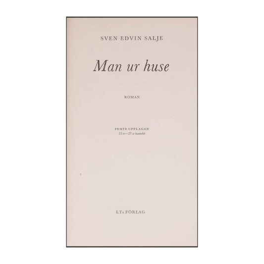Sven Edvin Salje: Man Ur Huse
