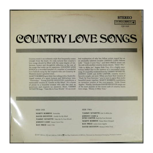 Country Love Songs