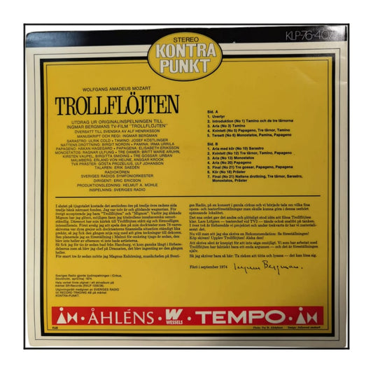 Wolfgang Amadeus Mozart: Trollflöjten