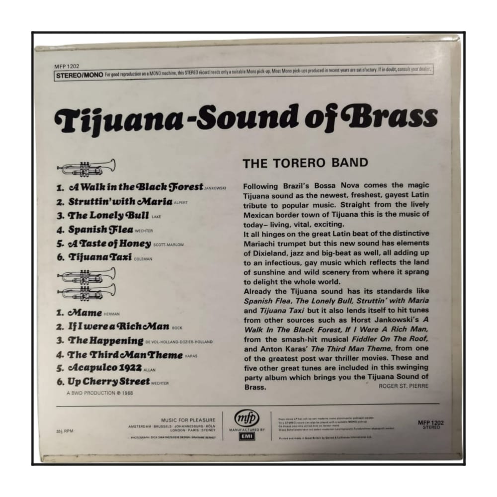 The Torero Band: Tijuana - Sound Of Brass
