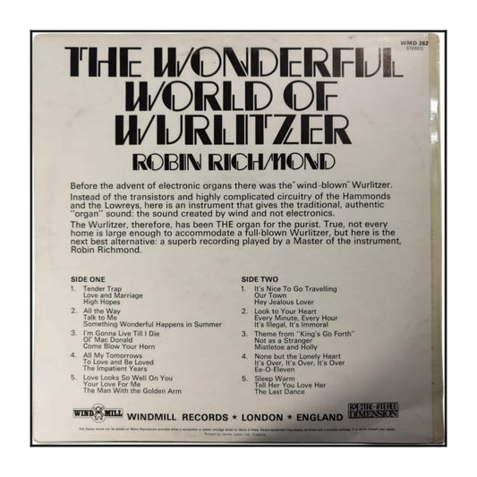 Robin Richmond: The Wonderful World Of Wurlitzer